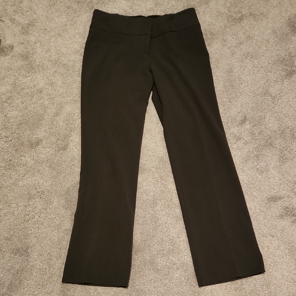 BCX Dark Gray Bootcut Dress Pants Size 3 (Juniors) HEMMED TO 28.5 INCH INSEAM